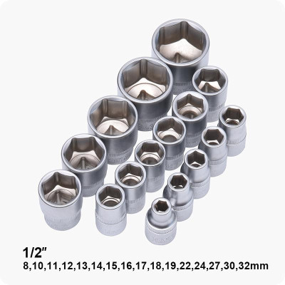 Bộ Khẩu Tuýp 1/2” 23 Món – Có Đầu Bugi, Tay Vặn 72 Răng – Chất Liệu CR-V