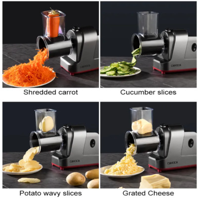 Máy thái rau củ quả đa năng 5 chế độ Camoca VSQ-S5, công suất 500W - Hàng chính hãng