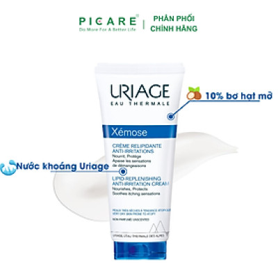 Kem Dưỡng Ẩm Dành Cho Da Khô, Da Cơ Địa Uriage Xémose Creme Relipidante Anti-Irritations 200ml