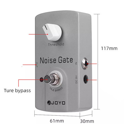 Phơ Đàn, Pedal Guitar Effect noise gate Joyo JF-31- Hàng Chính Hãng 