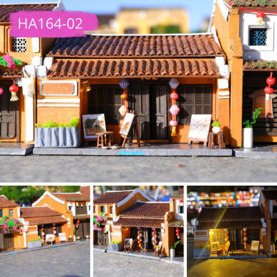 Mô Hình Tự lắp ráp DIY Hội An- HA164-02 HIỆU TRANH 182