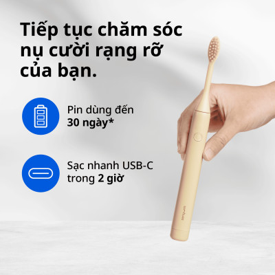 [MỚI] Bộ 2 Đầu thay thế bàn chải điện ZenyumSonic Spark - Màu Tím Lilac / Kem / Xanh Sage
