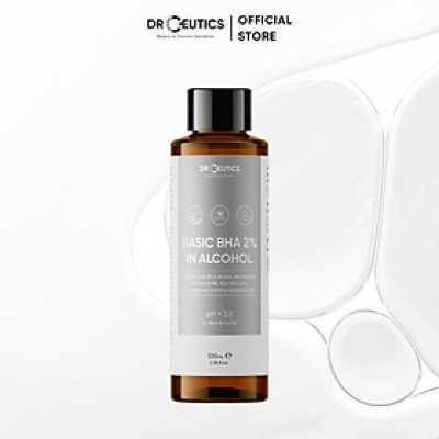 DRCEUTICS Dung Dịch Loại Bỏ Tế Bào Chết Basic BHA 2% In Alcohol - Nền Cồn (100ml - 200ml)