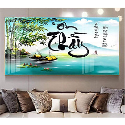 Tranh treo tường tráng gương tri ân thầy cô 5 tặng kèm đinh 3 chân