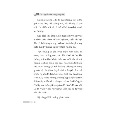 Tư Duy Phản Biện Trong Công Việc