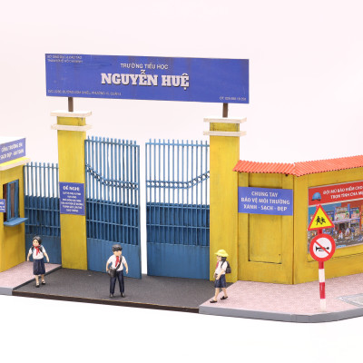 MÔ HÌNH TỰ LẮP RÁP DIY SÀI GÒN THU NHỎ - HỒI ỨC MÁI TRƯỜNG XƯA - GP02