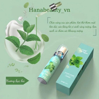2 Chai Xịt Thơm Miệng Hương Bạc Hà , Hơi Thở Tươi Mát: Diệt Khuẩn Cho Nam Nữ, Hương Quyến Rũ, ĐỒ TRANG TRÍ NHÀ CỬA