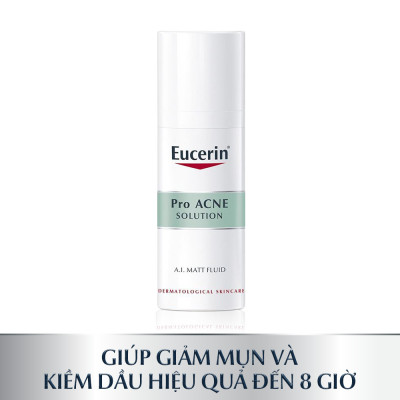 Kem dưỡng ẩm kiểm soát nhờn & giảm mụn Eucerin Matt Fluid 50ml