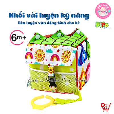 Đồ Chơi Vải - Bộ Hình Khối Luyện Kỹ Năng Cho Bé Từ 6 Tháng - Pipo Vietnam