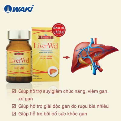 Thực phẩm chức năng dưỡng gan từ Nhật Bản Bewel Liverwel 