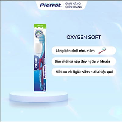 [ Mua 2 tặng 1 set kit ] Bàn chải đánh răng Pierrot Oxygen Soft siêu mềm