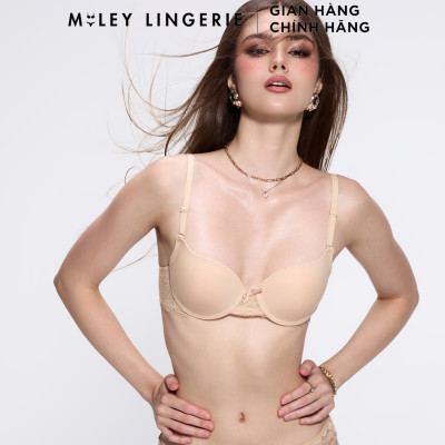 Combo 2 Áo Ngực Cúp Tròn Lưng Ren Miley Lingerie Màu Đen và Da - BRM002