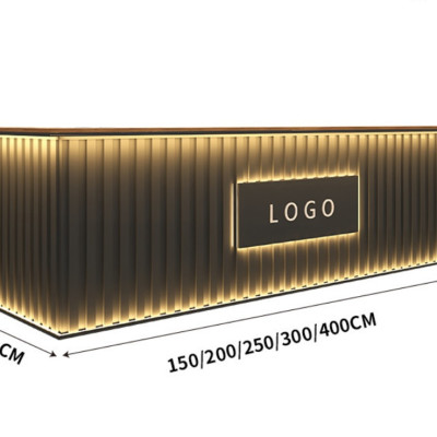 Bàn thu ngân, bàn lễ tân, bàn tính tiền bằng gỗ MDF QTT514- NỘI THẤT LẮP RÁP VIENDONGADV