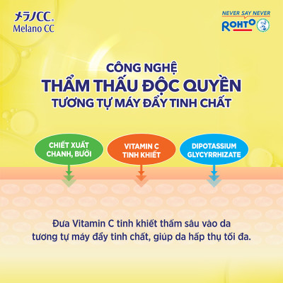 Tinh chất vitamin C dưỡng trắng da, chống thâm nám Melano CC Whitening Essence 20ml