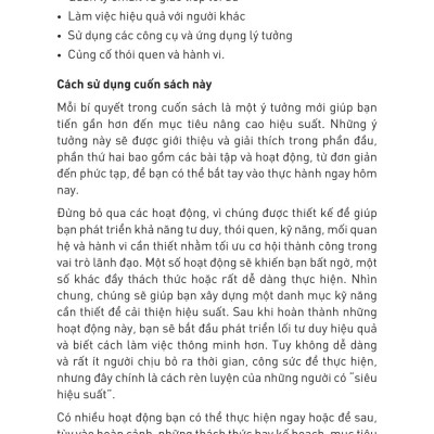 Sách - 100 Bí Quyết Nâng Tầm Hiệu Suất - Những Thay Đổi Nhỏ Bứt Phá Thành Công
