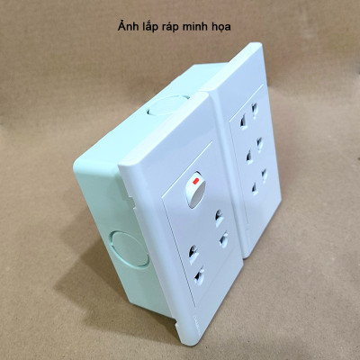 Đế âm đôi Sino dành cho 2 mặt đơn S2157/D Sino Vanlock