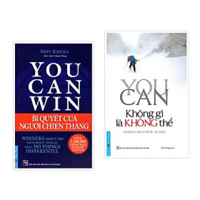 Combo You Can - Không Gì Là Không Thể (54365) + You Can Win - Bí Quyết Người Chiến Thắng (46254) Tái bản 2021