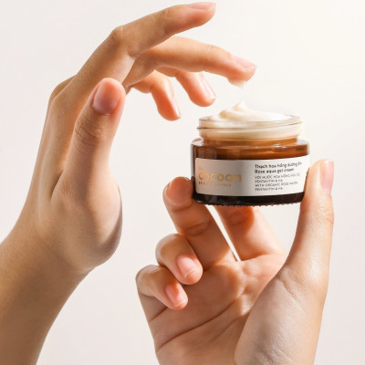 Combo Thạch hoa hồng dưỡng ẩm cocoon 30ml + Son dưỡng dầu dừa bến tre cocoon 5g