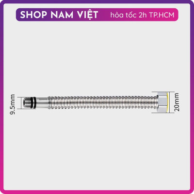 1 Cặp Dây Cấp Nước INOX 304 Đầu Nhỏ Cho Vòi Lavabo, Vòi Rửa Chén Nóng Lạnh