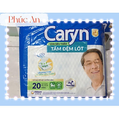Tấm Đệm Lót Caryn 20 Miếng Loại Siêu Thấm Kích Thước 42 x72 Cm - Tấm Lót Giường Người Bệnh Caryn