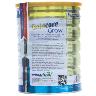 Sữa bột Wincofood Goldcare Grow 
