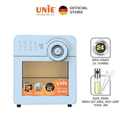 Nồi chiên không dầu UNIE Sky Blue dung tích 14.5L  công suất 1700W - Hàng chính hãng