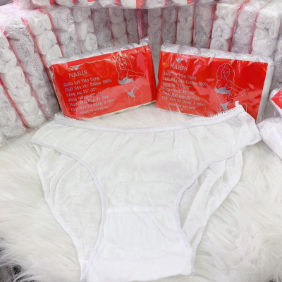 LỐC 10 GÓI QUẦN LÓT COTTON NARIS DÙNG 1 LẦN