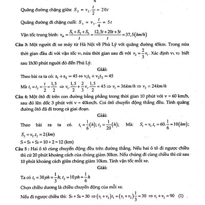 Vật Lý 10 - Tuyệt Kỹ Các Thủ Thuật Giải Nhanh Tự Luận - Trắc Nghiệm