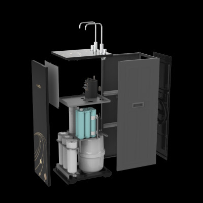 Máy lọc nước 11 lõi nóng nguội Karofi KAH-D15 - Hàng chính hãng