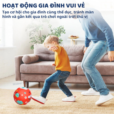 Bóng cao su, banh cho bé Mideer Playround Ball, Bóng hơi đồ chơi vận động cho bé 1,2,3,4 tuổi
