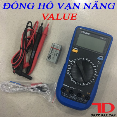 Đồng hồ vạn năng VALUE VDM151 hàng chính hãng