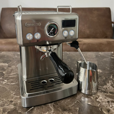 Máy pha cà phê Espresso chuyên nghiệp thương hiệu HiBREW H10A , áp suất 20bar , công suất 1350W - Hàng Chính Hãng