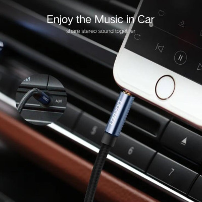 Ugreen UG10684AV112TK 0.5M màu Xanh Cáp âm thanh 2 đầu 3.5mm dương - HÀNG CHÍNH HÃNG