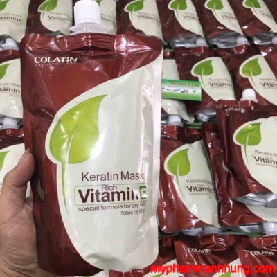 HẤP COLLAGEN-VITAMIN E COLATIN 500ML