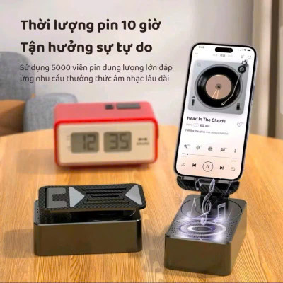 Giá Đỡ Điện Thoại 3 Trong 1 Kèm Pin Dự Phòng & Loa Bluetooth - Tiện Lợi, Dễ Dàng Mang Theo Khi Di Chuyển - HÀNG CHÍNH HÃNG MINIIN