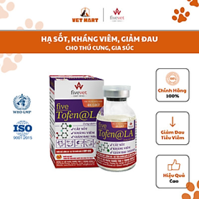 Five-Tofen@.LA - HẠ SỐT, KHÁNG VIÊM, GIẢM ĐAU cho thú cưng, gia súc 