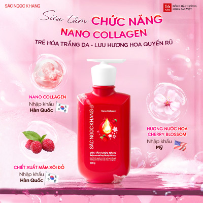 Sữa Tắm Chức Năng Nano Collagen Sắc Ngọc Khang 500g