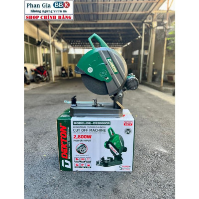 Máy cắt sắt DEKTON Chạy dây Curoa - DK-CS 2800 CR - 2800W, Mô tơ 100% Dây đồng, bảo hành 12 tháng
