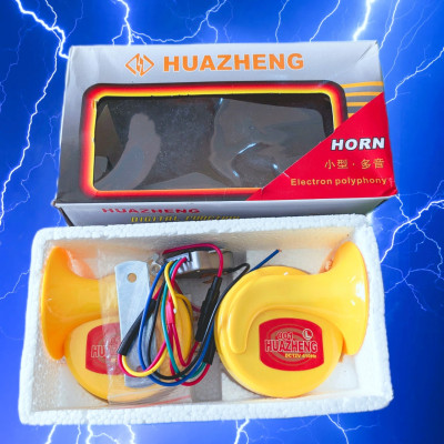 Còi Ngân Ô TÔ Xe Máy Kiểu Ốc Sên 8 Tiếng 12v-24v Loại Tốt: Âm Thanh Sắc Nét, Độ Bền Vượt Trội