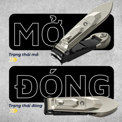 Bấm móng tay DandiHome Power cao cấp bằng thép 420J2 sắc bén, chống gỉ