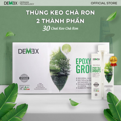 Thùng Keo Chà Ron 2 Thành Phần - Keo Chít Mạch Chống Thấm, Không Chứa Chất Gây Ung Thư