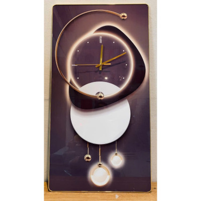 (ẢNH THẬT)Tranh đồng hồ tráng gương họa tiết sang trọng 5,tranh trang trí phòng khách,quà tân gia