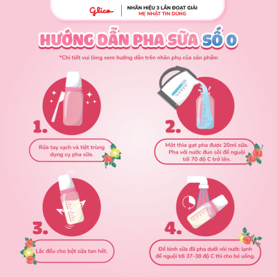 Sữa Bột Glico Icreo Balance Milk 0M 320g/Lon Cho Bé 0-12 tháng