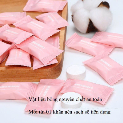Combo 10 Khăn Giấy Nén Tiện Lợi Dạng Viên Kẹo Rất Tiện Khi Đi Du Lịch - HENRYSA