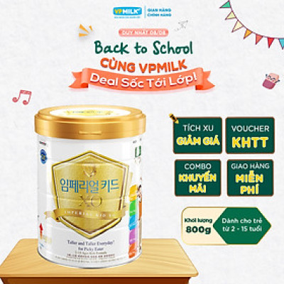 Sữa Bột Namyang Imperial Kid XO GT 800g