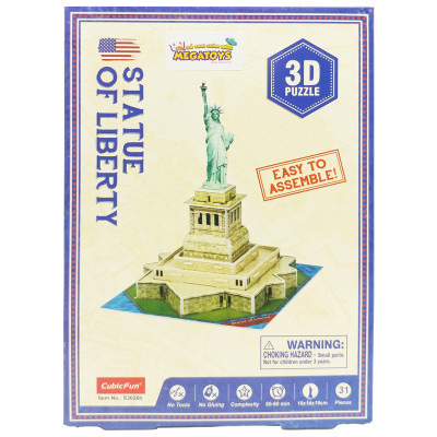 Mô Hình Giấy 3D Tượng Nữ Thần Tự Do - Cubic Fun S3026H (31 Mảnh Ghép)