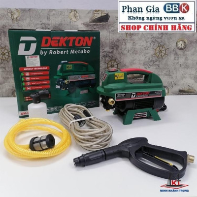 Máy Xịt Rửa Xe Mini Dekton DK-CWR2200A - Công Suất 2200W - Motor 100% Dây Đồng - Bảo Hành 12 Tháng