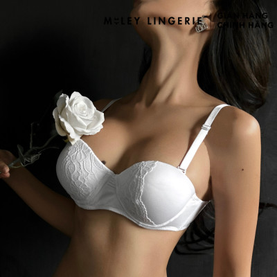 Áo Ngực Cúp Ngang Phối Viền Ren  Miley Lingerie BRM02202
