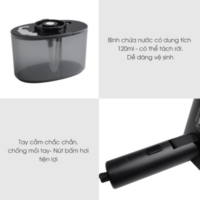 Bàn ủi hơi nước cầm tay Lebenlang LBL5280, thiết kế gấp gọn, công suất 900W, tặng kèm túi đựng, bảo hành 2 năm – hàng chính hãng