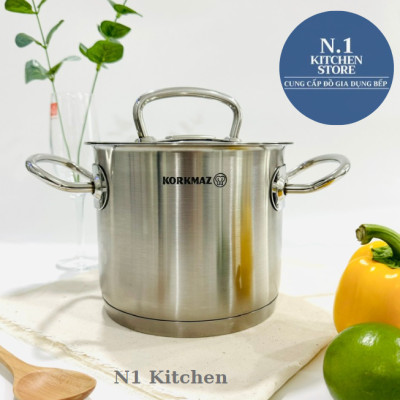 Nồi inox cao cấp Korkmaz Proline 2.7 lít thân cao - A1164 - Hàng Chính Hãng